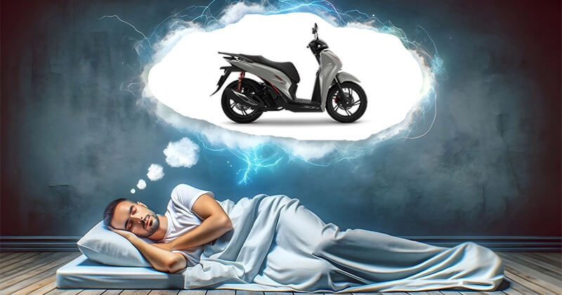 mơ thấy chạy xe máy
