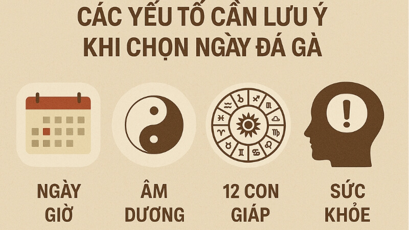 xem ngày tốt để đi đá gà