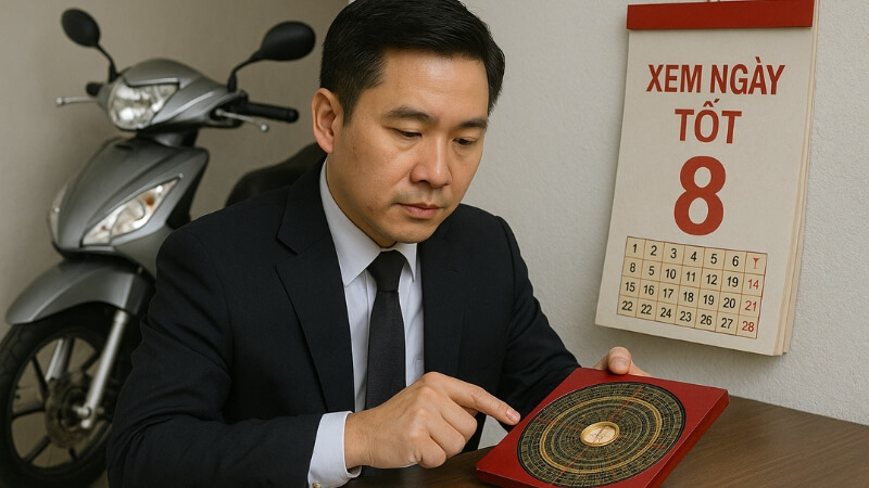 xem ngày tốt mua xe máy