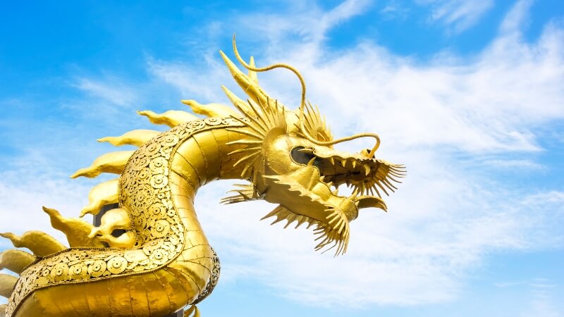 Hình ảnh rồng bay trong giấc mơ