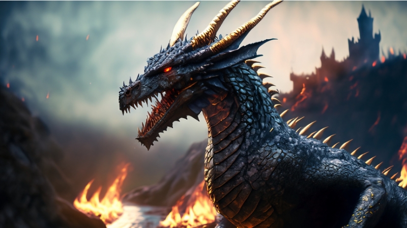 mơ thấy rồng đen điềm tốt hay xấu