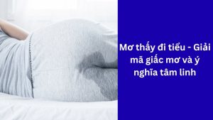 Mơ thấy đi tiểu