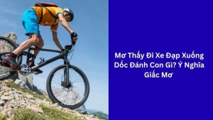 mơ thấy đi xe đạp xuống dốc đánh con gì