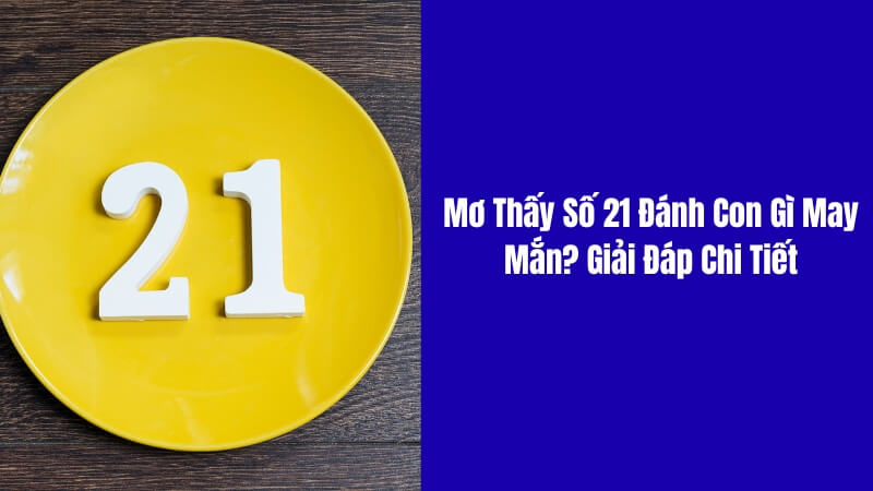 giải mã mơ thấy số 21 đánh con gì